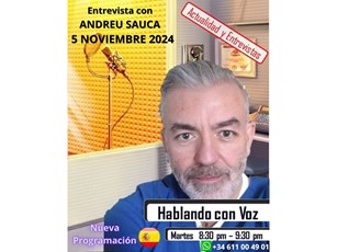 NOTICIA EXTERNA: Entrevista de Eduardo Ríos (Fono.Red) a Andreu Sauca